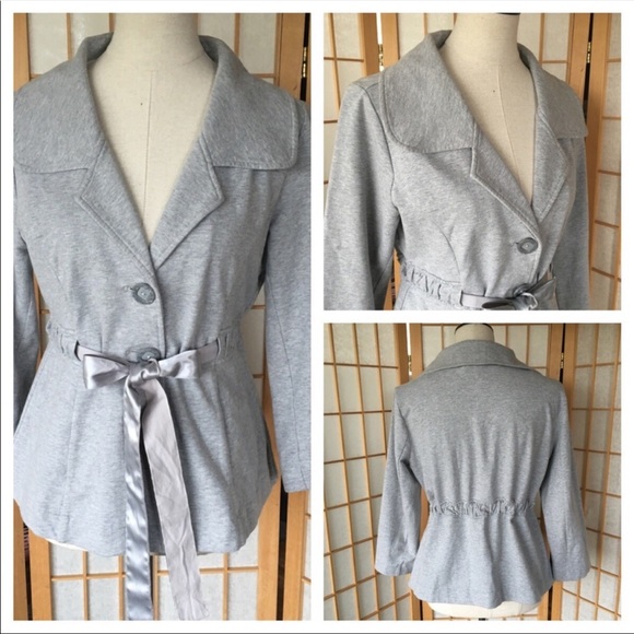 Fossil Activewear Grey Jacket SZ L - Picture 1 of 8